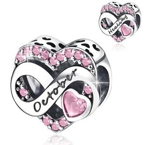 Pandora October Heart Charm